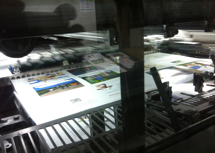 calage chez l'imprimeur